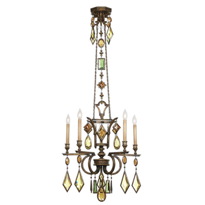 Fine Art - 708340-1ST - Five Light Chandelier - Encased Gems - Bronze