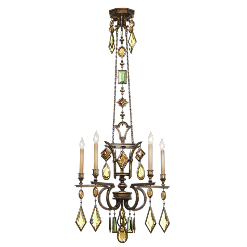 Fine Art - 708340-1ST - Five Light Chandelier - Encased Gems - Bronze