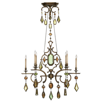 Fine Art - 708940-1ST - Six Light Chandelier - Encased Gems - Bronze