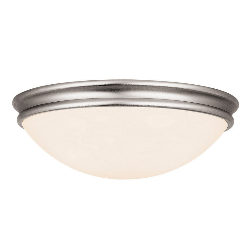 Access - 20726-BS/OPL - Three Light Flush Mount - Atom - Brushed Steel