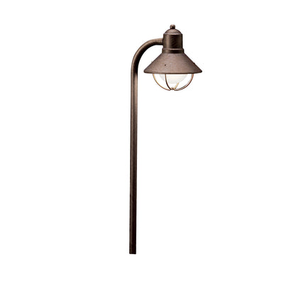 Kichler - 15438OB - One Light Path & Spread - Seaside - Olde Brick