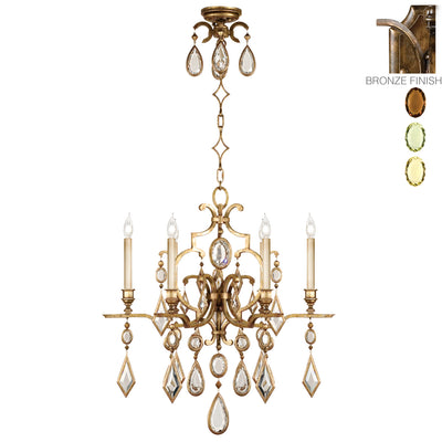 Fine Art - 718240-1ST - Six Light Chandelier - Encased Gems - Bronze
