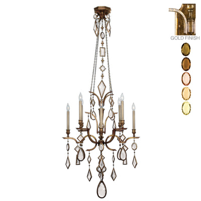 Fine Art - 725640-1ST - Eight Light Chandelier - Encased Gems - Gold