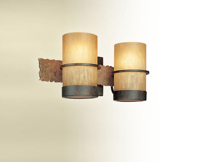 Troy Lighting - B1842BB - Two Light Bath - Bamboo - Bamboo Bronze Natural Slate