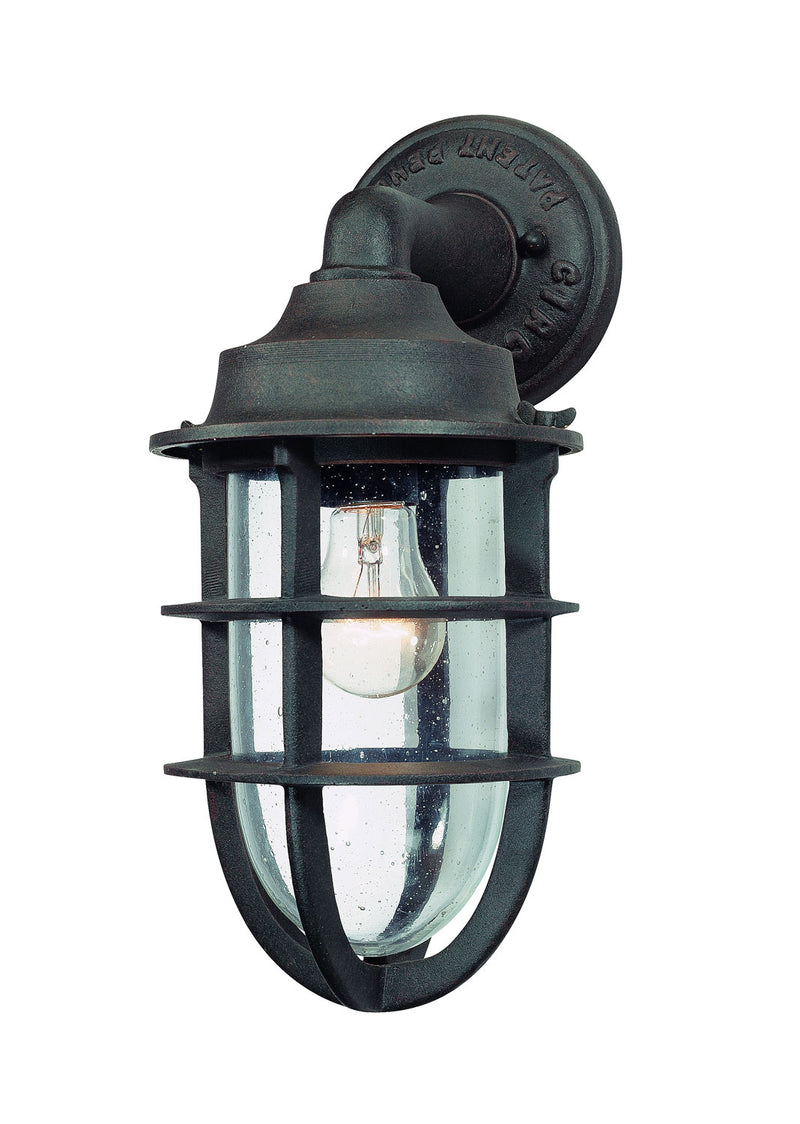 Troy Lighting - B1866-HBZ - One Light Wall Lantern - Wilmington - Nautical Rust