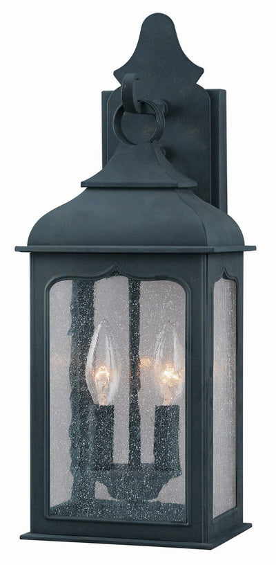 Troy Lighting - B2011CI - Two Light Wall Lantern - Henry Street - Colonial Iron