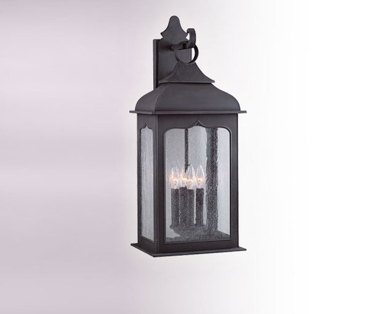 Troy Lighting - B2013-TBZ - Four Light Wall Lantern - Henry Street - Colonial Iron