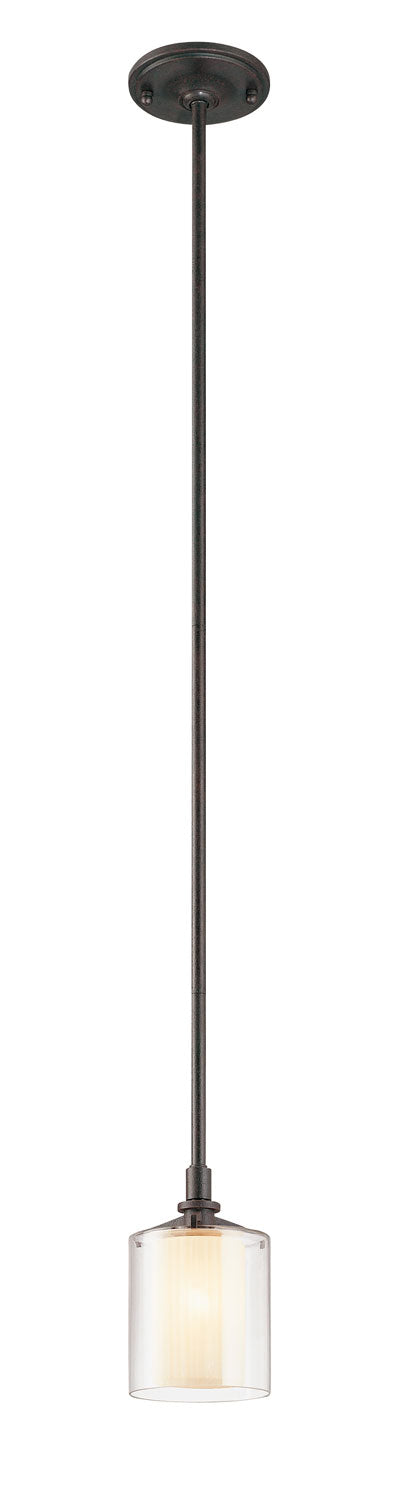 Troy Lighting - F1719-TRN - One Light Pendant - Arcadia - French Iron