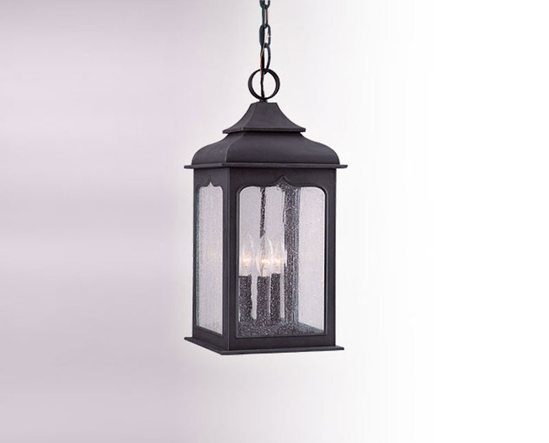 Troy Lighting - F2017-TBZ - Three Light Hanging Lantern - Henry Street - Colonial Iron
