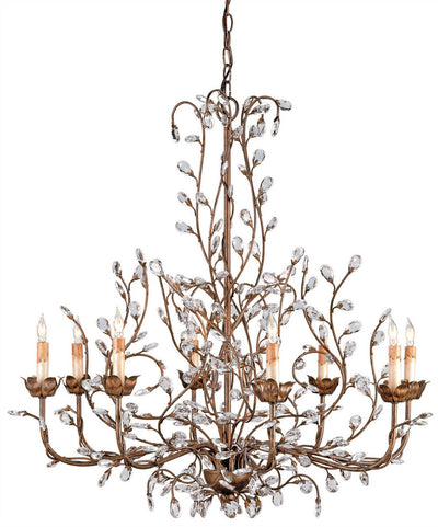 Currey and Company - 9884 - Eight Light Chandelier - Crystal - Cupertino