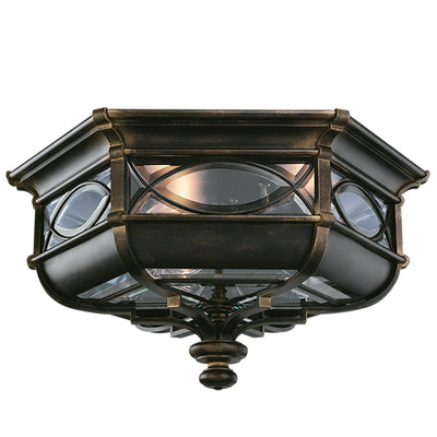 Fine Art - 611682ST - Three Light Outdoor Flush Mount - Warwickshire - Black