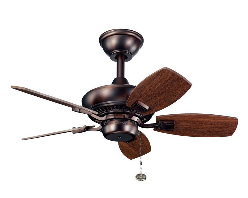 Kichler - 300103OBB - 30``Ceiling Fan - Canfield - Oil Brushed Bronze
