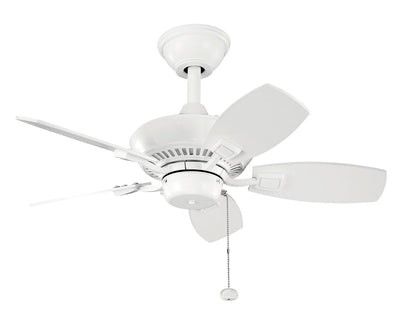 Kichler - 300103WH - 30``Ceiling Fan - Canfield - White