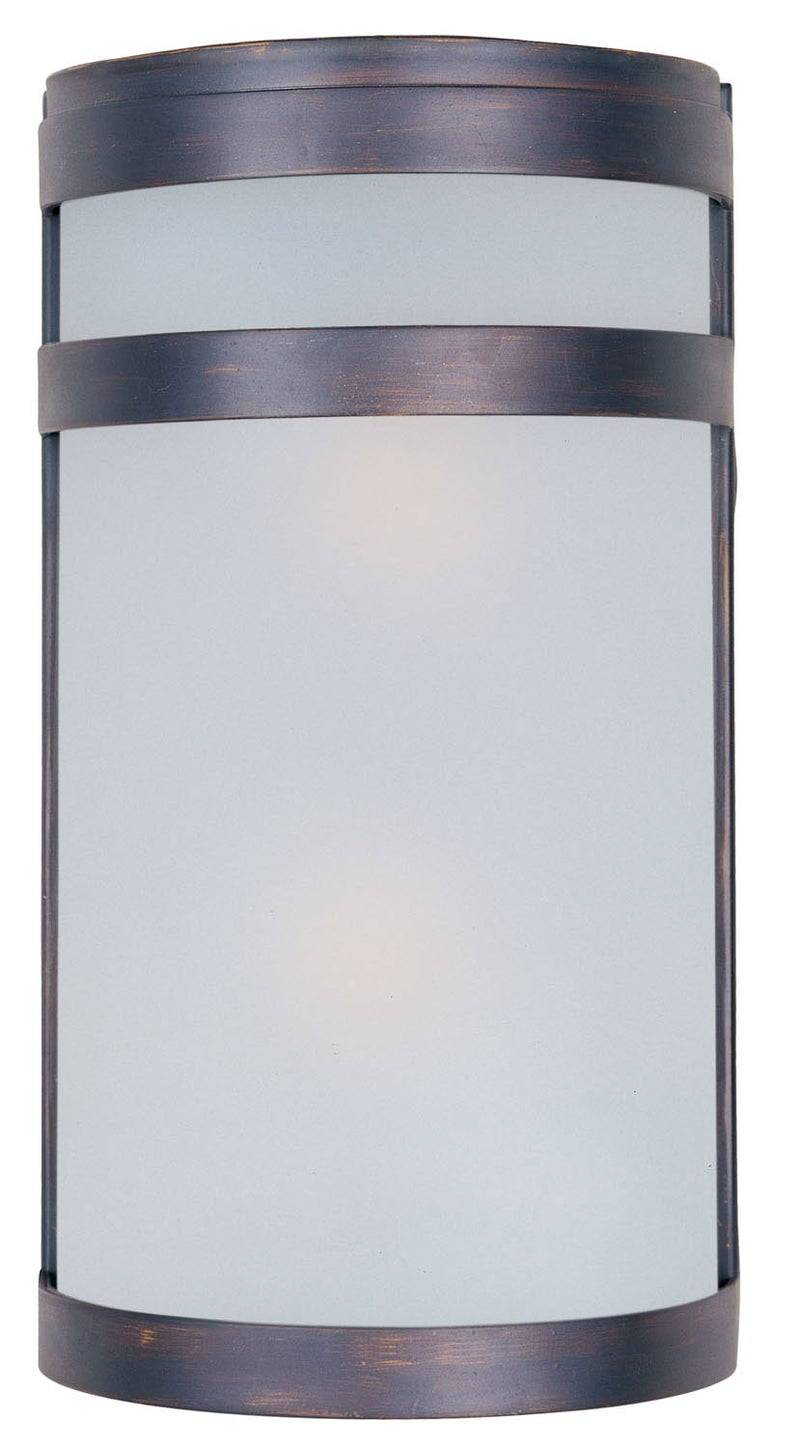 Maxim - 5002FTOI - Two Light Outdoor Wall Lantern - Arc - Oil Rubbed Bronze