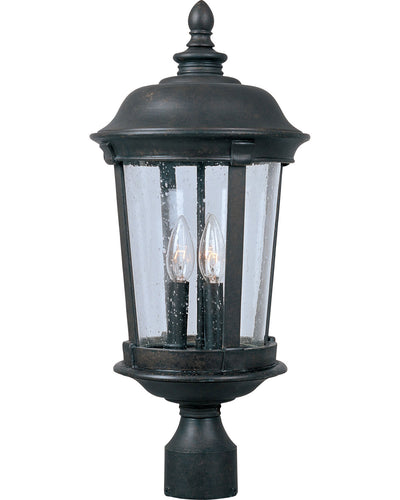 Maxim - 40091CDBZ - Three Light Outdoor Pole/Post Lantern - Dover VX - Bronze