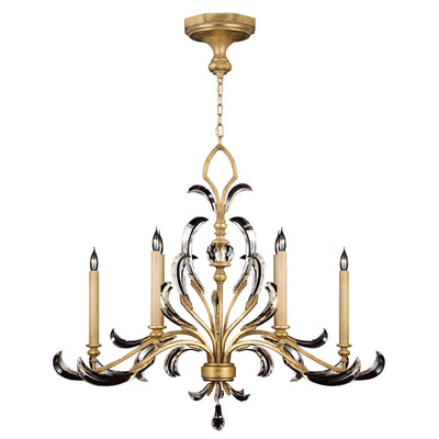 Fine Art - 760540ST - Six Light Chandelier - Beveled Arcs - Gold