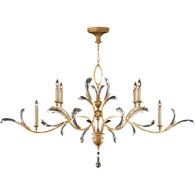 Fine Art - 761840ST - Six Light Chandelier - Beveled Arcs - Gold