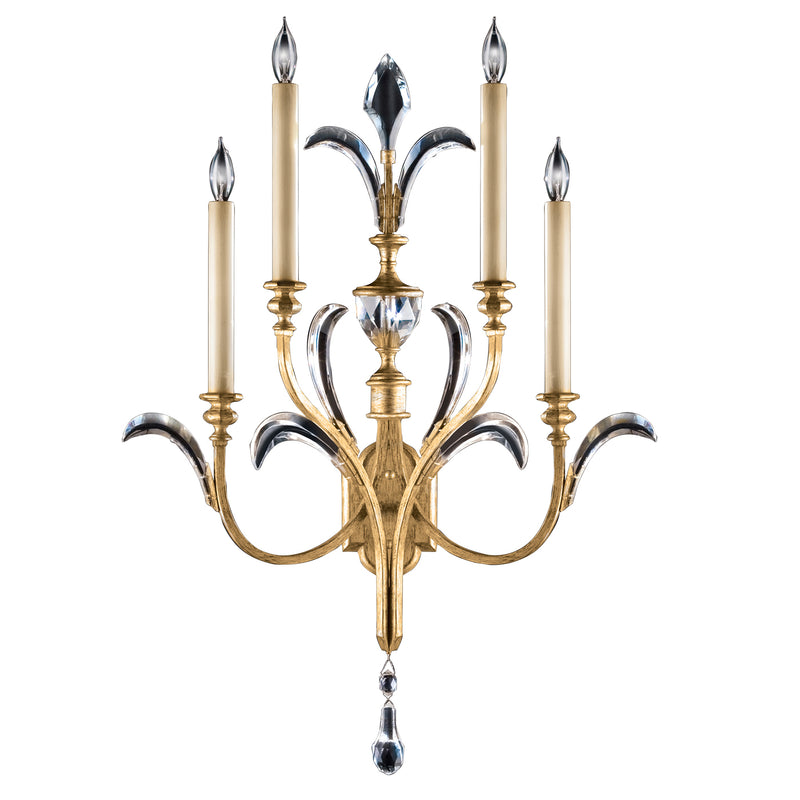 Fine Art - 762550ST - Four Light Wall Sconce - Beveled Arcs - Gold