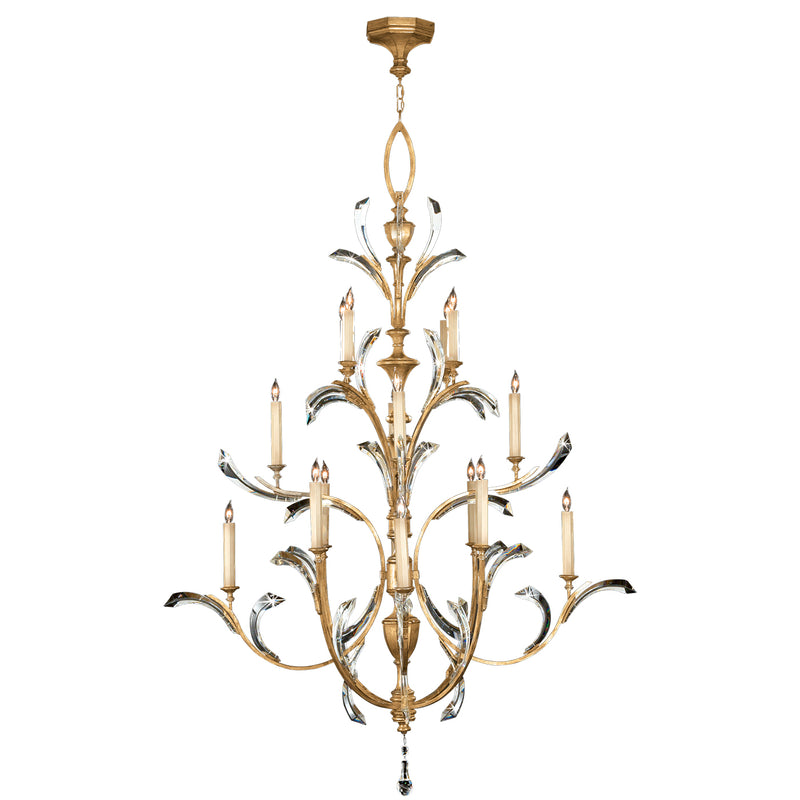 Fine Art - 767240ST - 16 Light Chandelier - Beveled Arcs - Gold