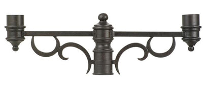 Kalco - 9307MB - Outdoor Double Post Mount Bracket - Outdoor - Textured Matte Black