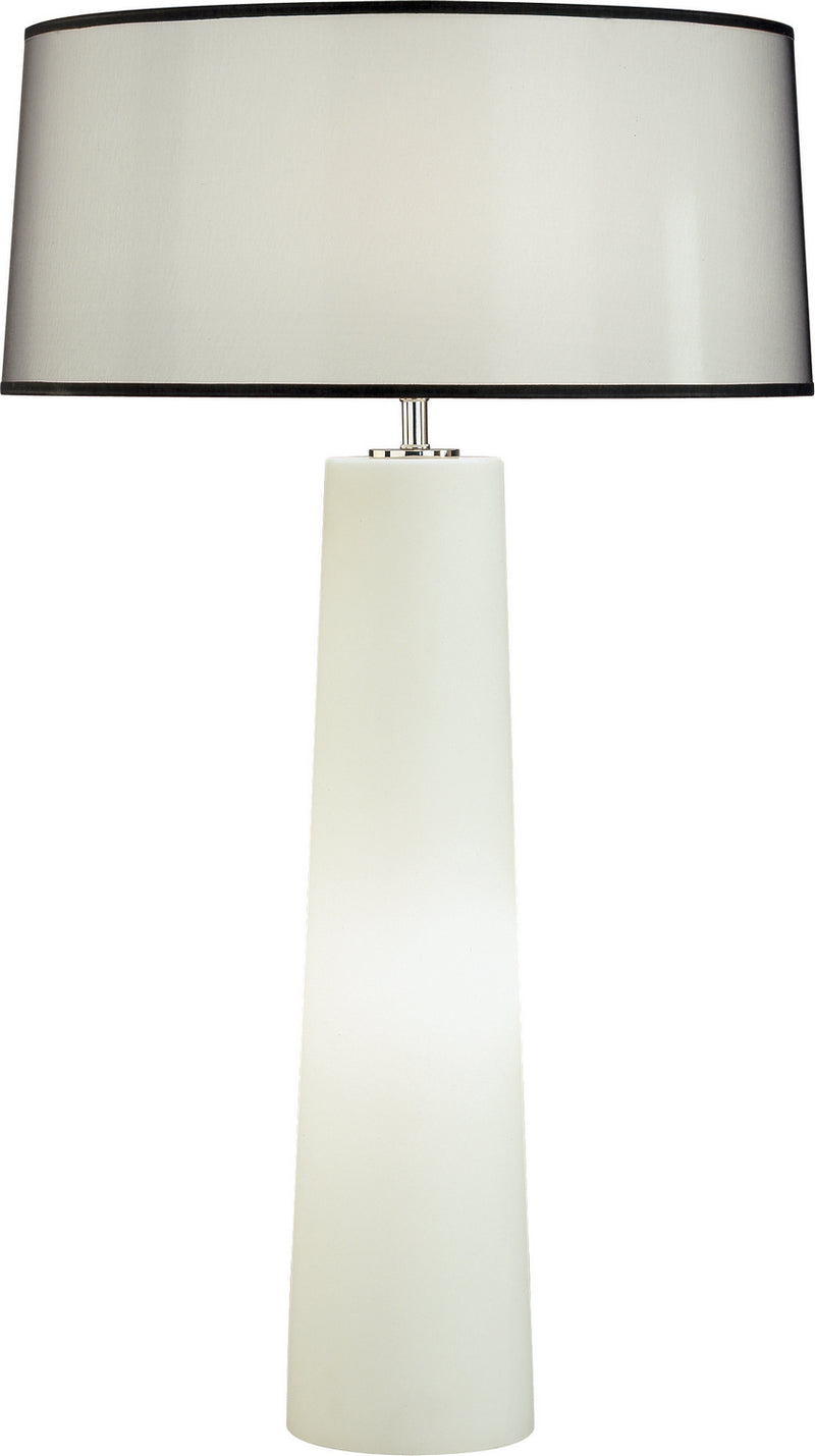 Robert Abbey - 1578B - Two Light Table Lamp - Rico Espinet Olinda - Frosted White Cased Glass Base w/Night Light