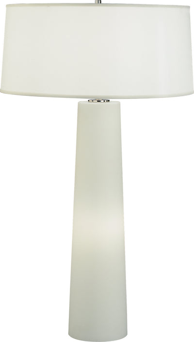 Robert Abbey - 1578W - Two Light Table Lamp - Rico Espinet Olinda - Frosted White Cased Glass Base w/Night Light