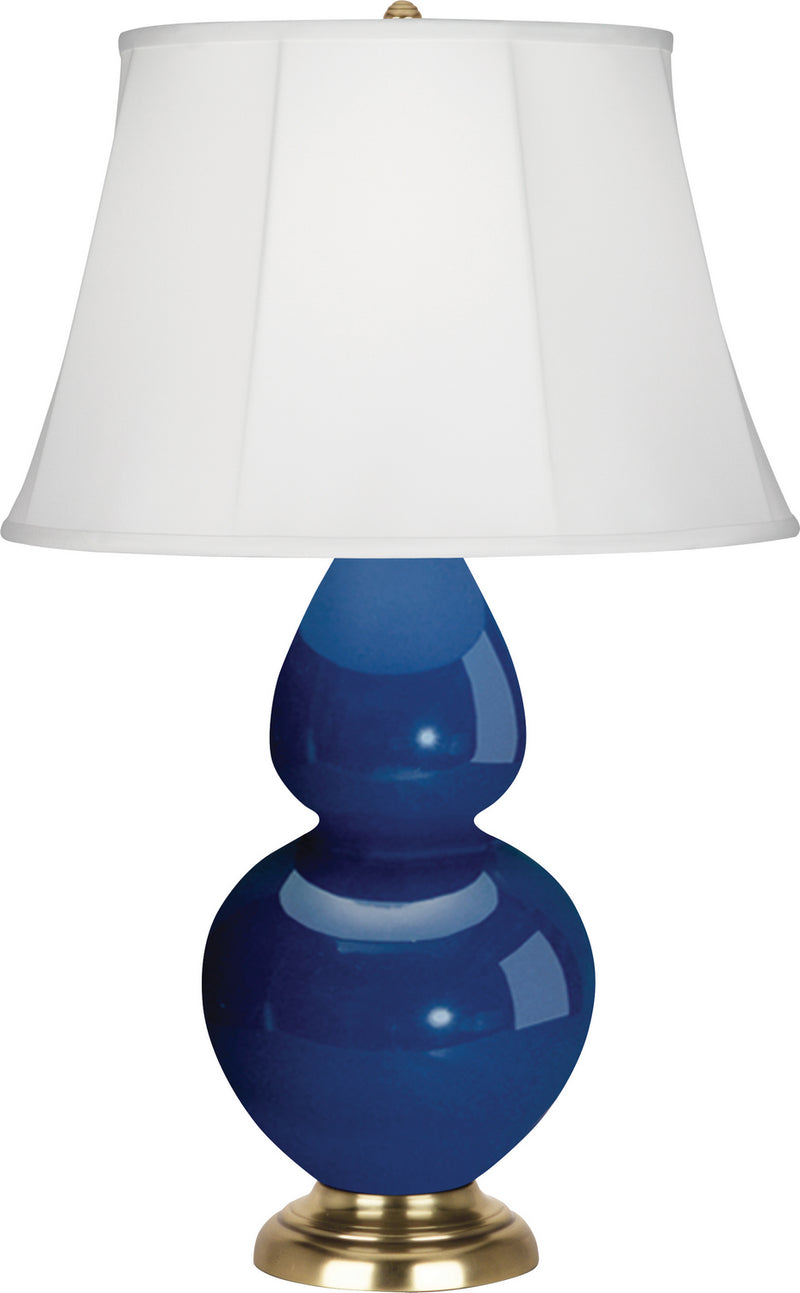 Robert Abbey - 1783 - One Light Table Lamp - Double Gourd - Marine Blue Glazed