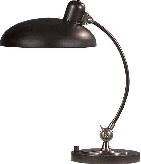 Robert Abbey - 1840 - One Light Table Lamp - Bruno - Lead Bronze w/Ebonized Nickel