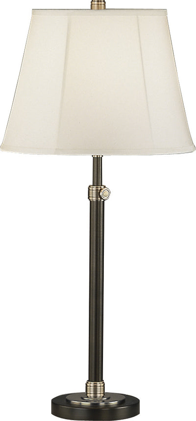 Robert Abbey - 1841W - One Light Table Lamp - Bruno - Lead Bronze w/Ebonized Nickel
