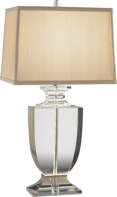 Robert Abbey - 3324 - One Light Table Lamp - Artemis - Clear Lead Crystal w/Silver Plate