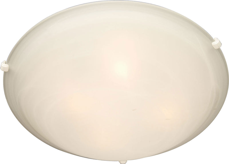 Maxim - 2680MRWT - Two Light Flush Mount - Malaga - White