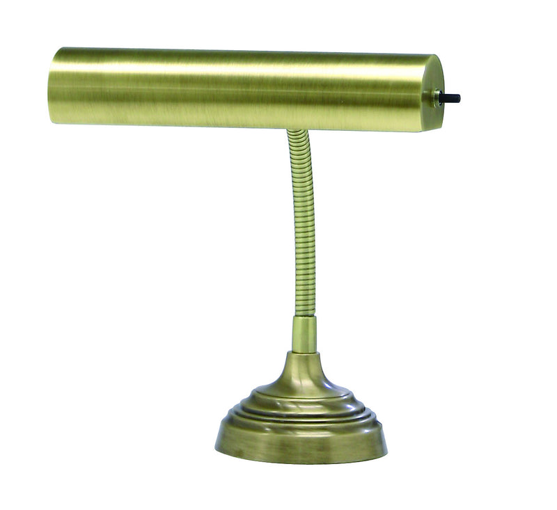 House of Troy - AP10-20-71 - One Light Piano/Desk Lamp - Advent - Antique Brass