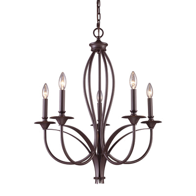 ELK Home - 61032-5 - Five Light Chandelier - Medford - Oiled Bronze