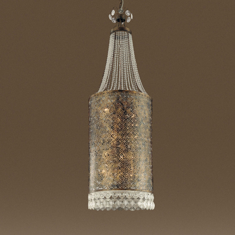 Eurofase - 19484-013 - 12 Light Pendant - Caramel - Ancient Bronze