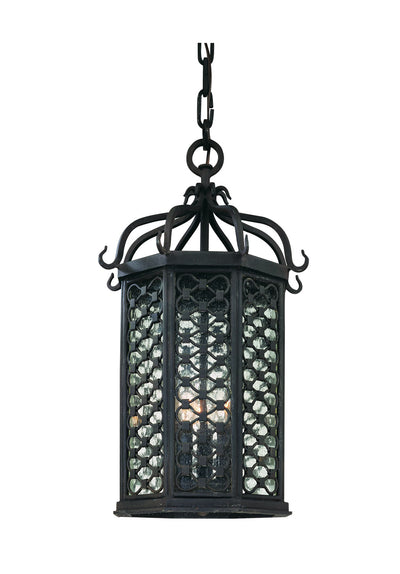 Troy Lighting - F2377OI - Three Light Hanging Lantern - Los Olivos - Old Iron