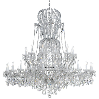 Crystorama - 4460-CH-CL-S - 37 Light Chandelier - Maria Theresa - Polished Chrome