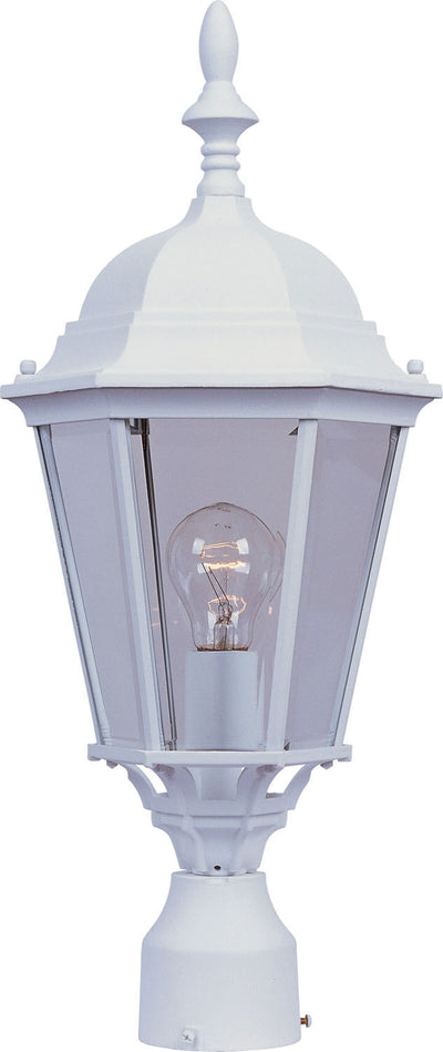 Maxim - 1005WT - One Light Outdoor Pole/Post Lantern - Westlake - White
