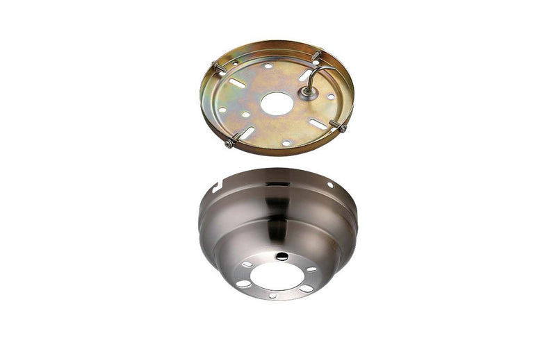 Visual Comfort Fan - MC90BS - Flush Mount Canopy - Universal Canopy Kit - Brushed Steel