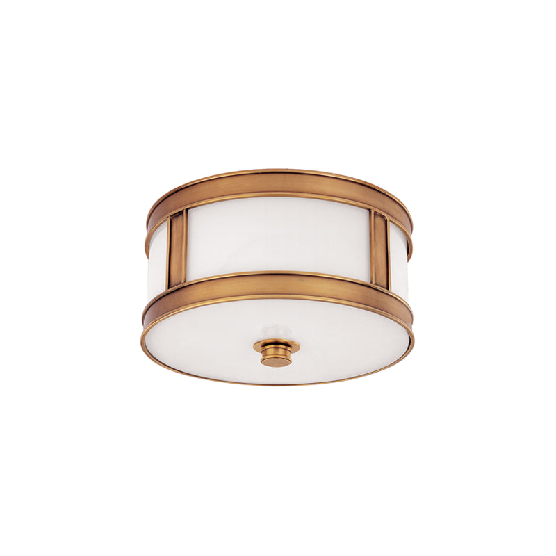Hudson Valley - 5510-AGB - One Light Flush Mount - Patterson - Aged Brass