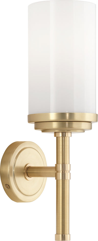 Robert Abbey - 1324 - One Light Wall Sconce - Halo - Brushed Brass and Natural Brass