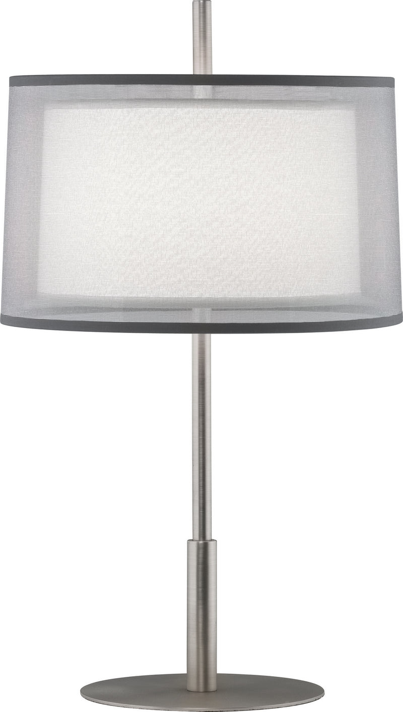 Robert Abbey - S2194 - One Light Accent Lamp - Saturnia - Stainless Steel