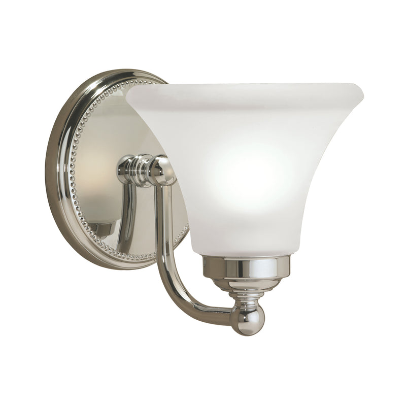 Norwell Lighting - 9661-CH-FL - One Light Wall Sconce - Soleil - Chrome