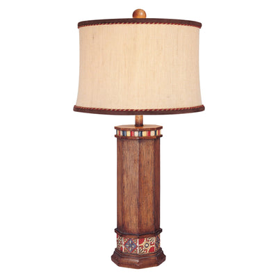 Minka-Lavery - 10373-0 - One Light Table Lamp - Brown Wood Look