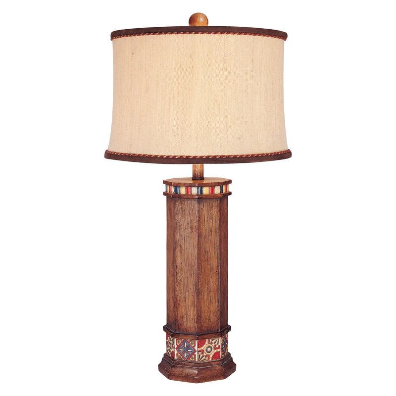 Minka-Lavery - 10373-0 - One Light Table Lamp - Brown Wood Look