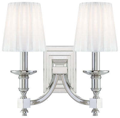 Metropolitan - N2642-613 - Two Light Wall Sconce - Continental Classics - Polished Nickel