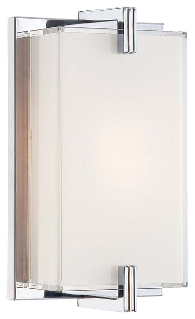 George Kovacs - P5210-077 - One Light Wall Sconce - Cubism - Chrome