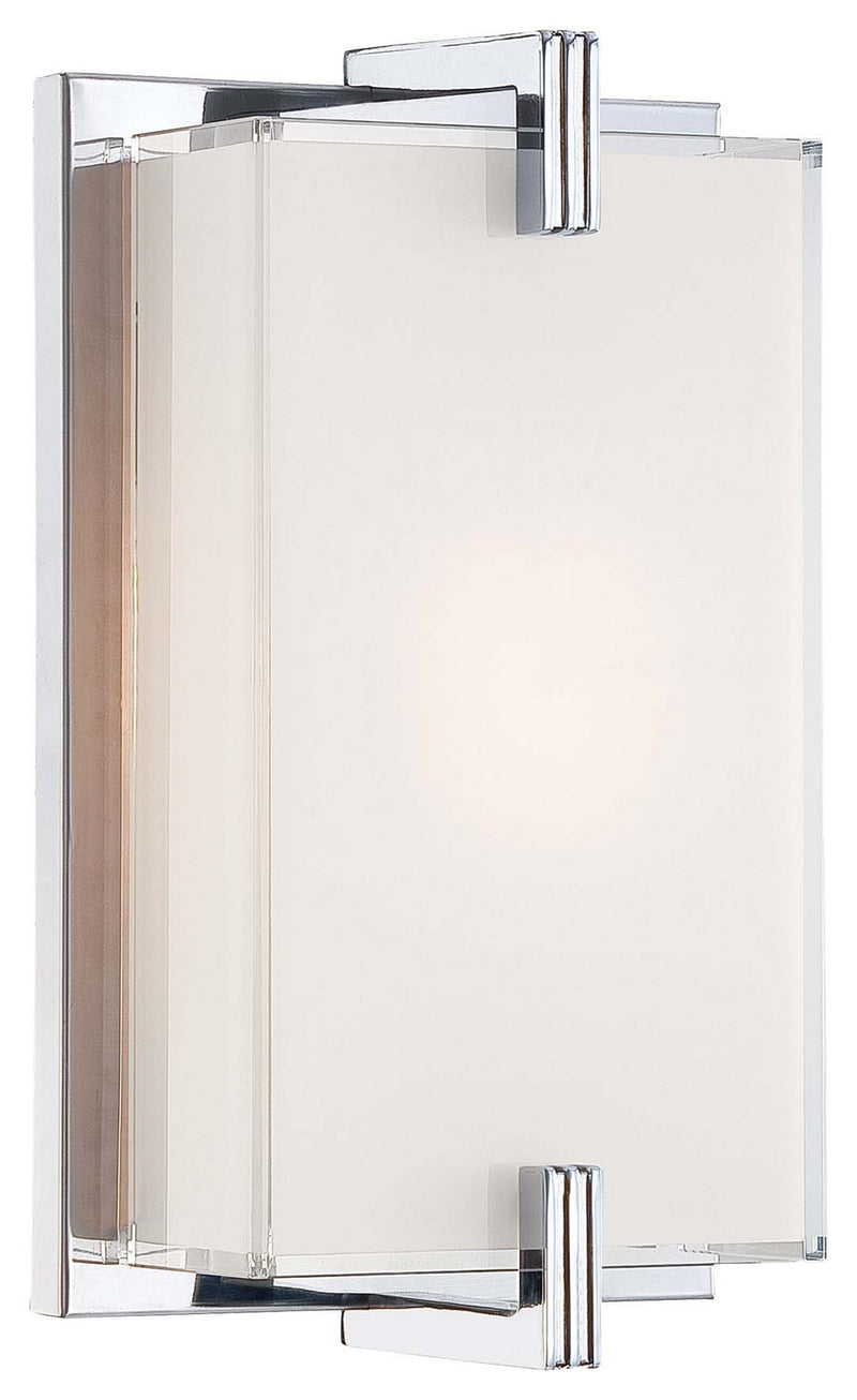 George Kovacs - P5210-077 - One Light Wall Sconce - Cubism - Chrome