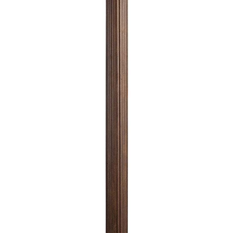 Kichler - 9595BST - Outdoor Fluted Post - Accessory - Brown Stone