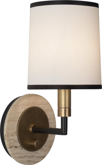 Robert Abbey - 2136 - One Light Wall Sconce - Axis - Aged Brass w/Cocoa Brown