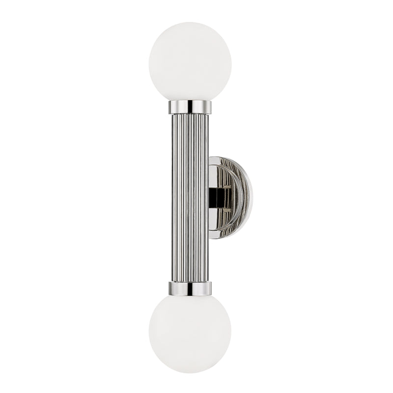 Hudson Valley - 5102-PN - Two Light Wall Sconce - Reade - Polished Nickel